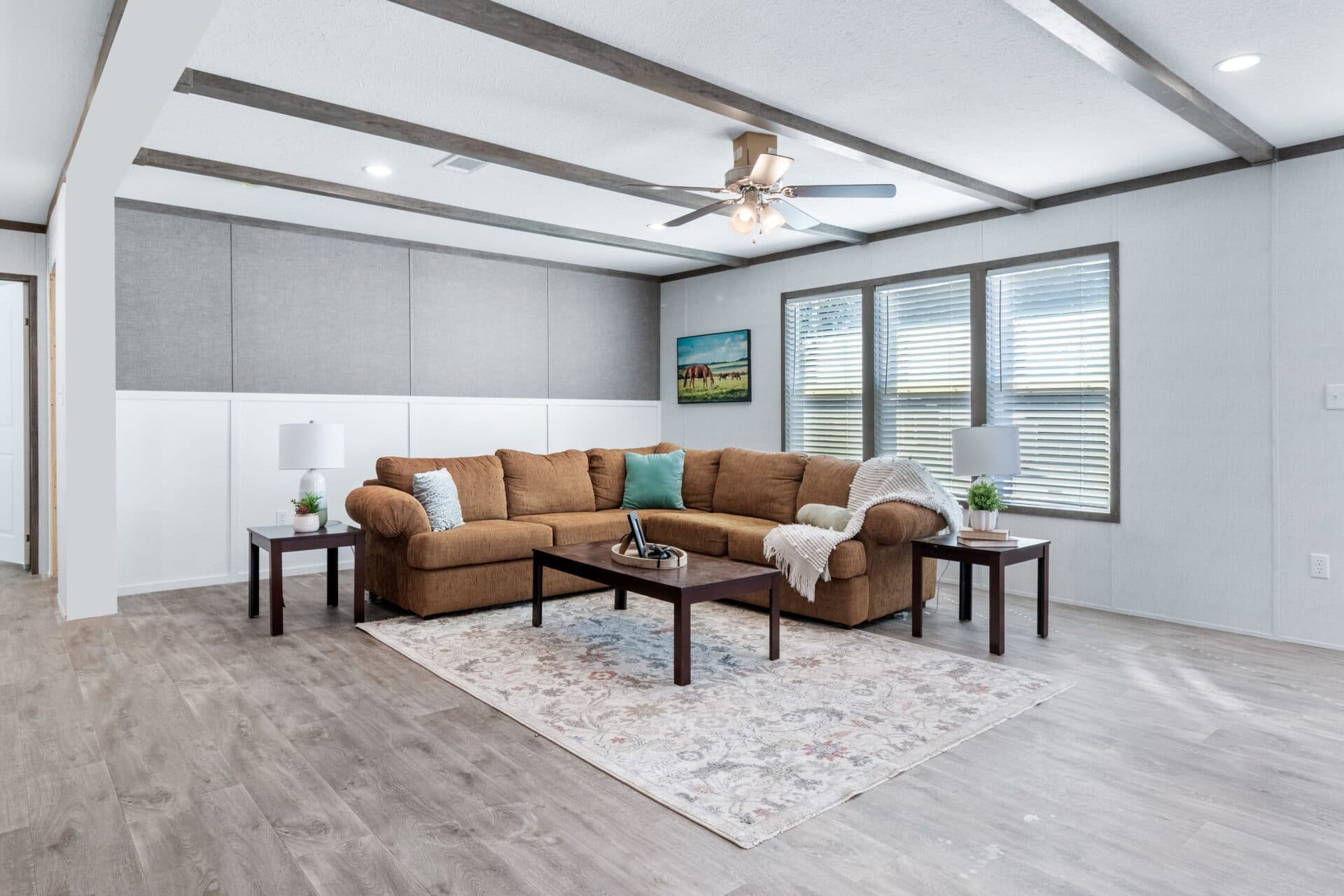 The eisenhower interior home features