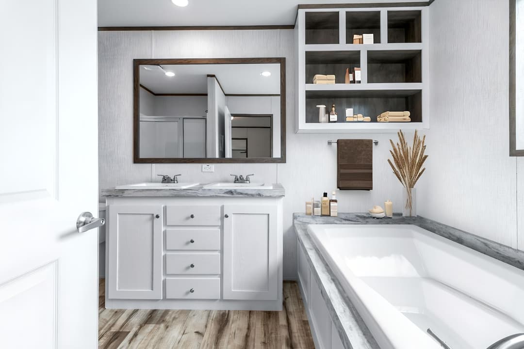 Cypress bathroom home features