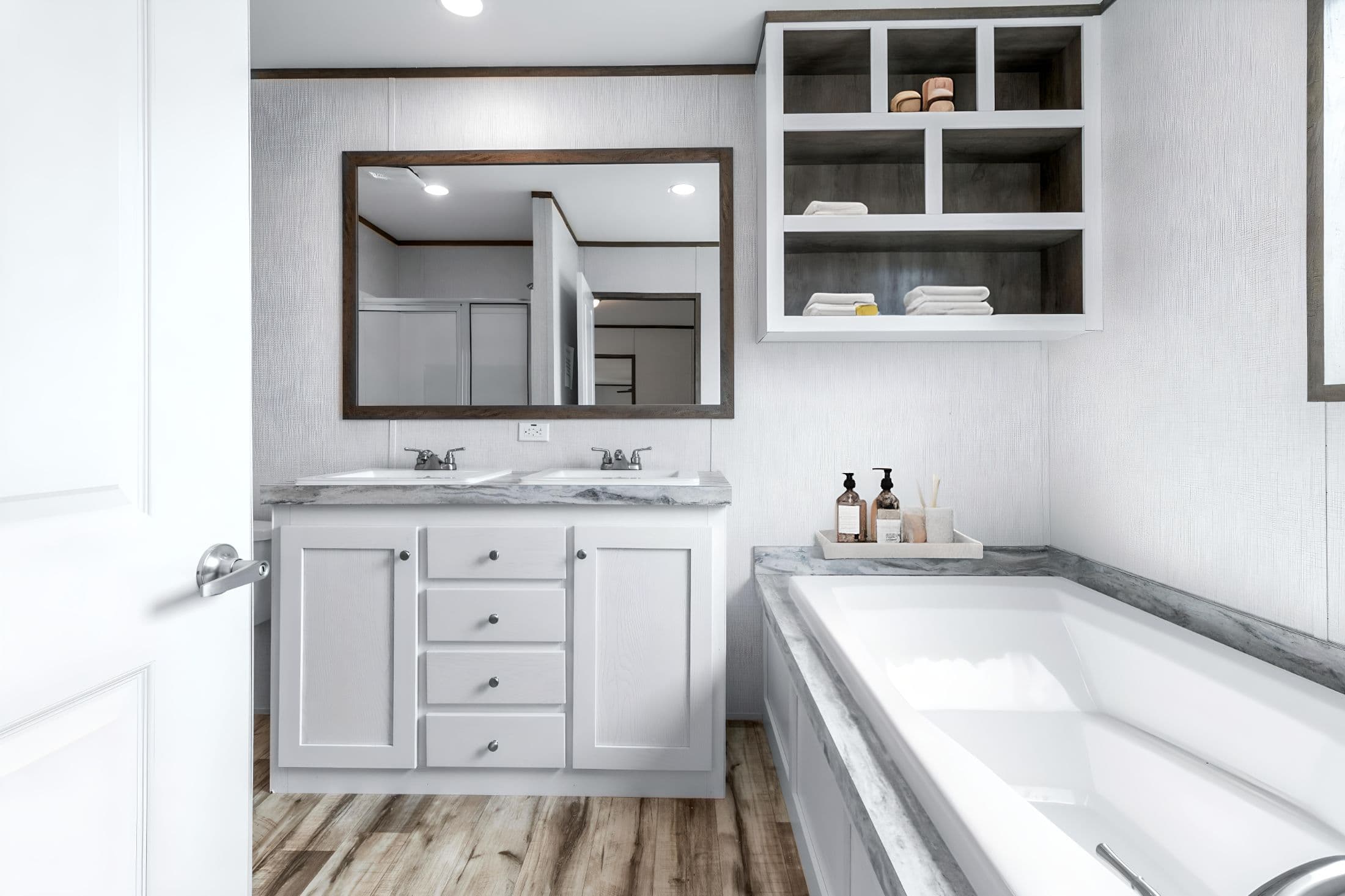 Cypress bathroom home features