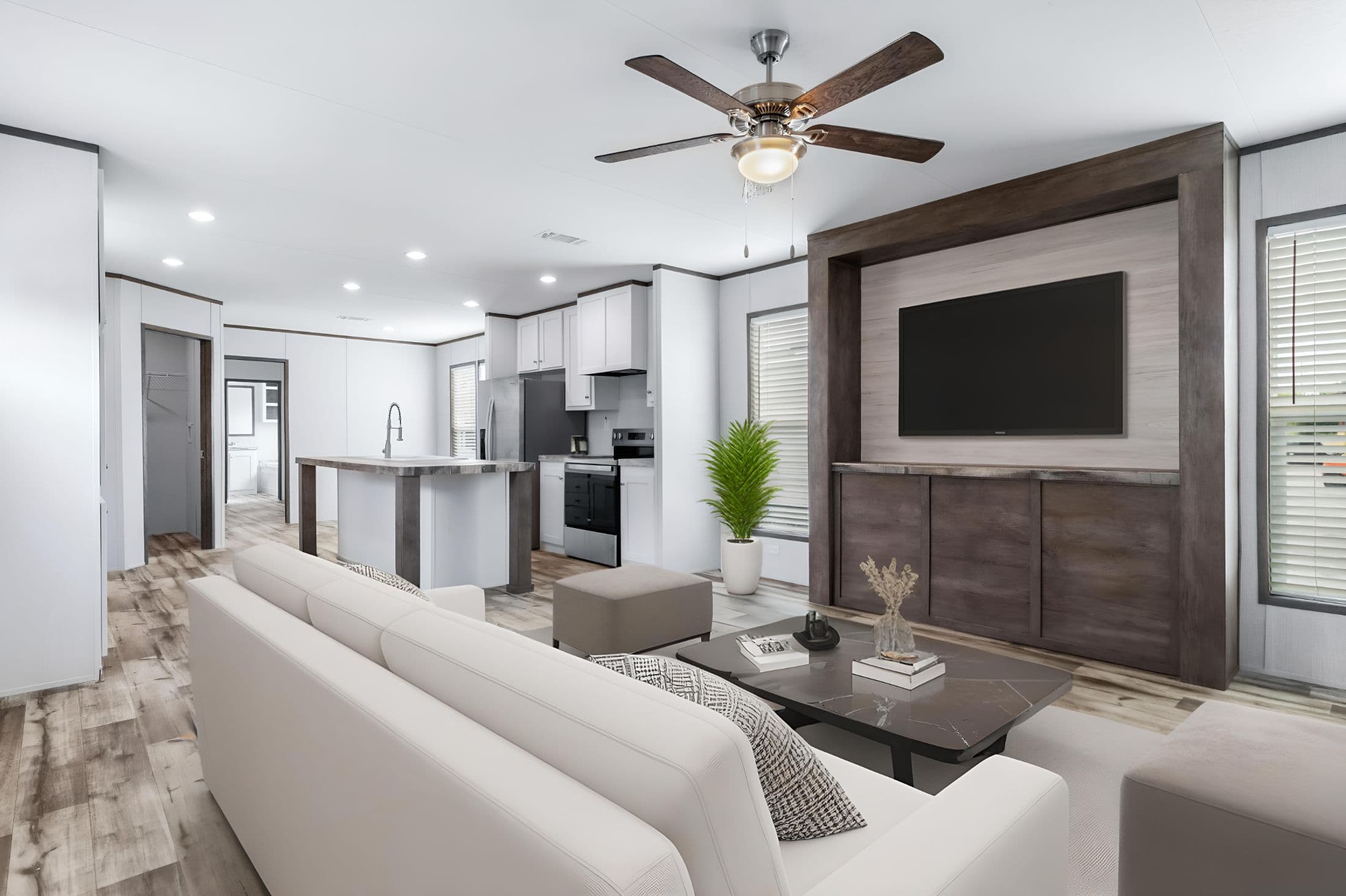 Cypress interior home features