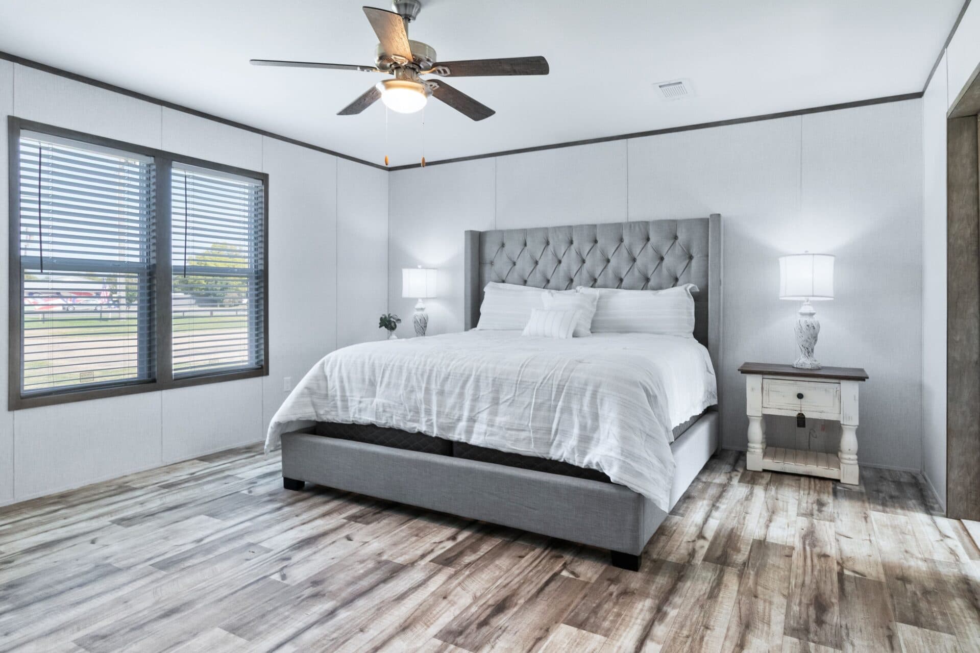 The murphy bedroom home features