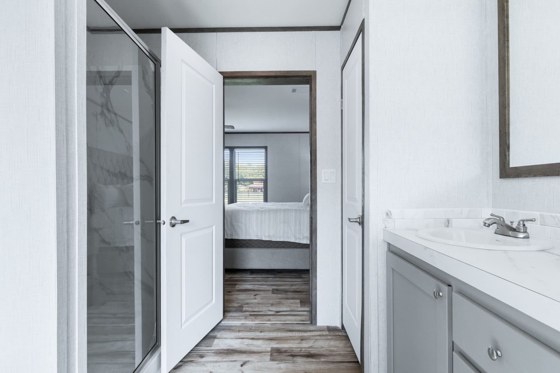The murphy bathroom home features