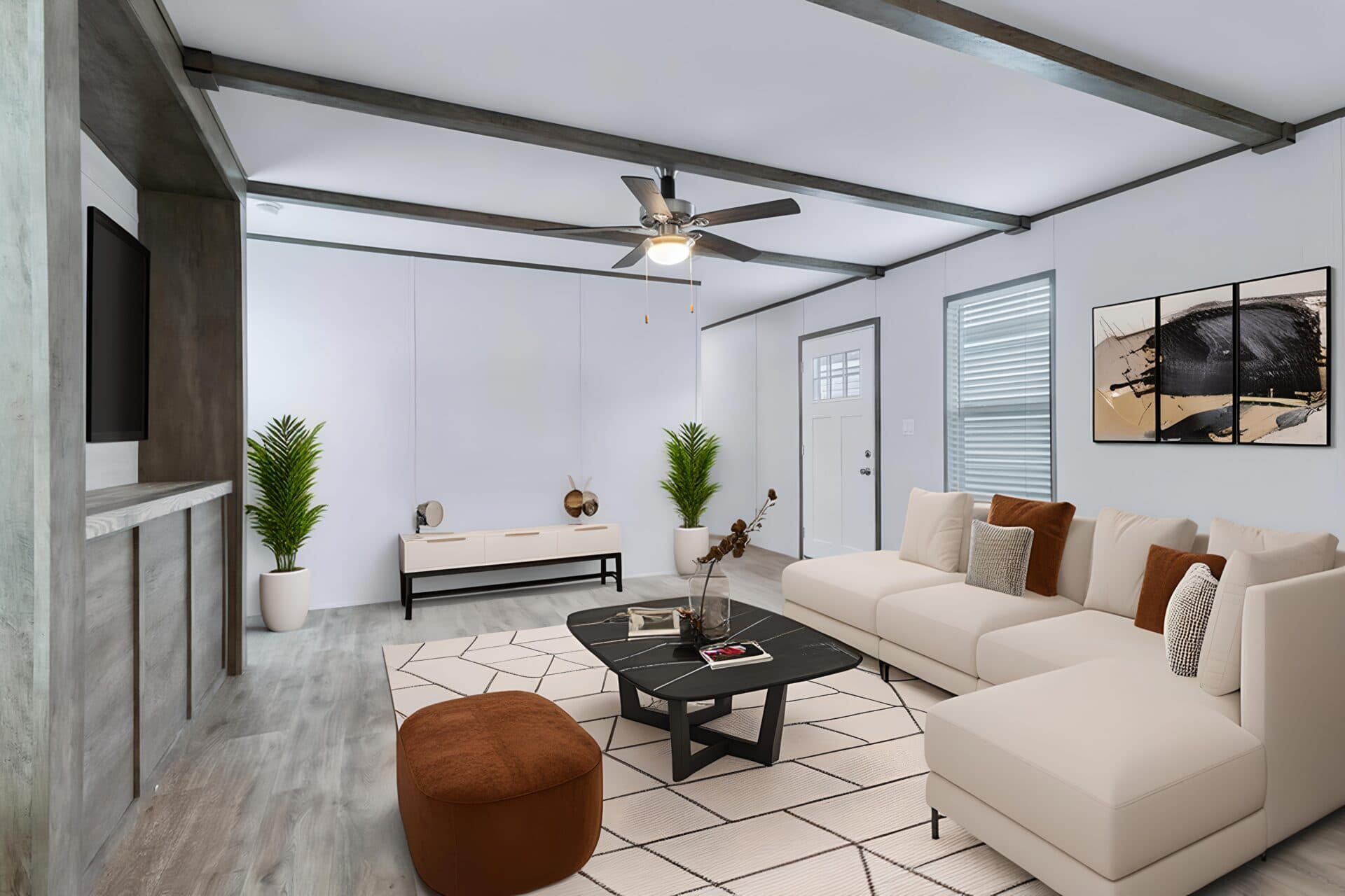 The jackson interior home features