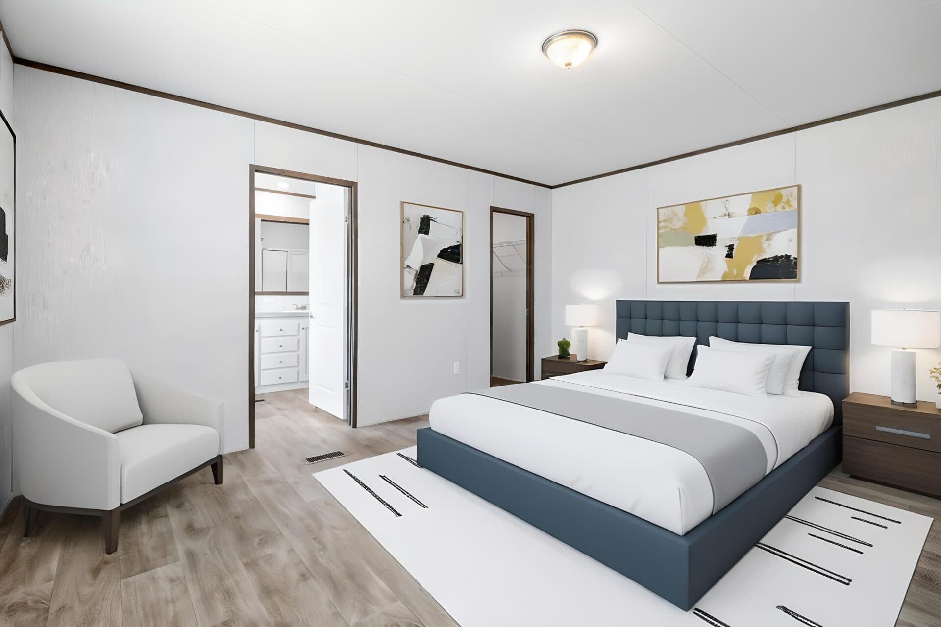 The lincoln bedroom home features