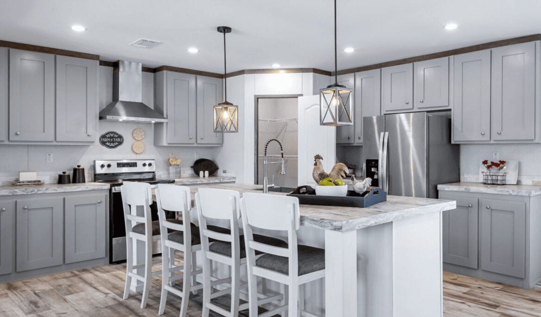 Titanium kitchen home features