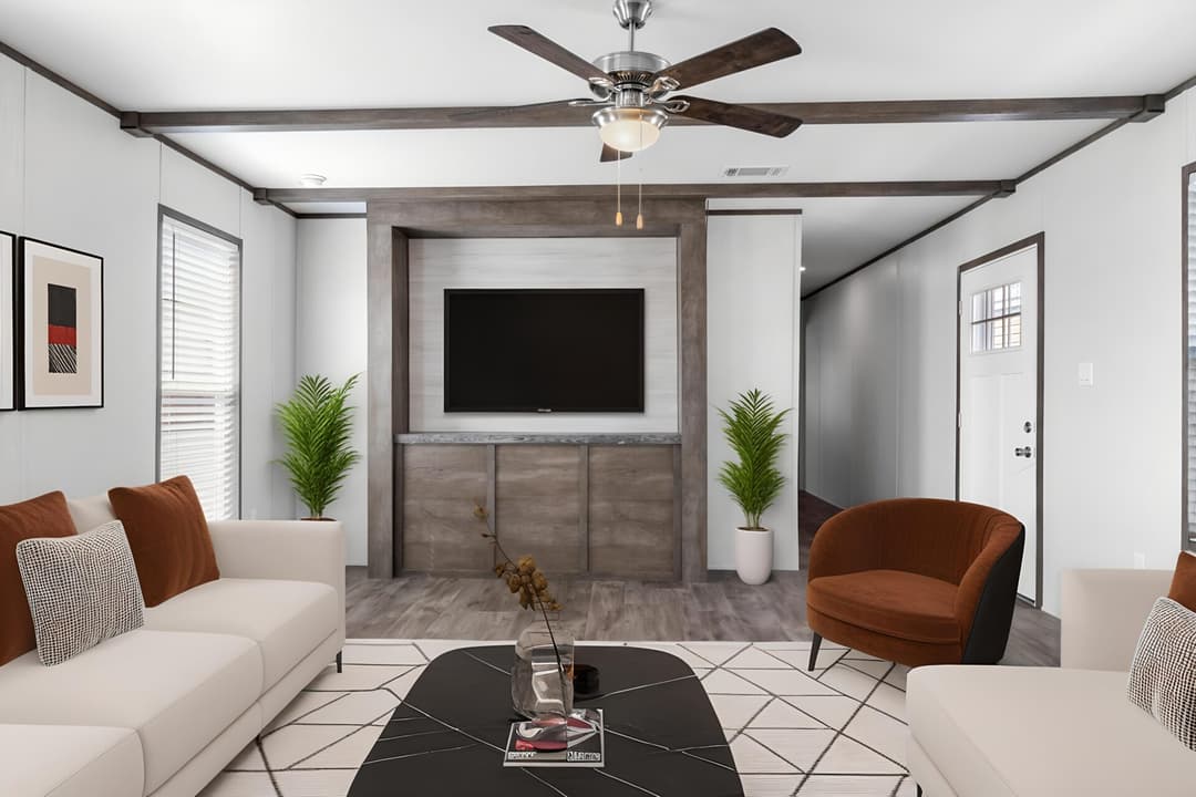 The patton hero and interior home features