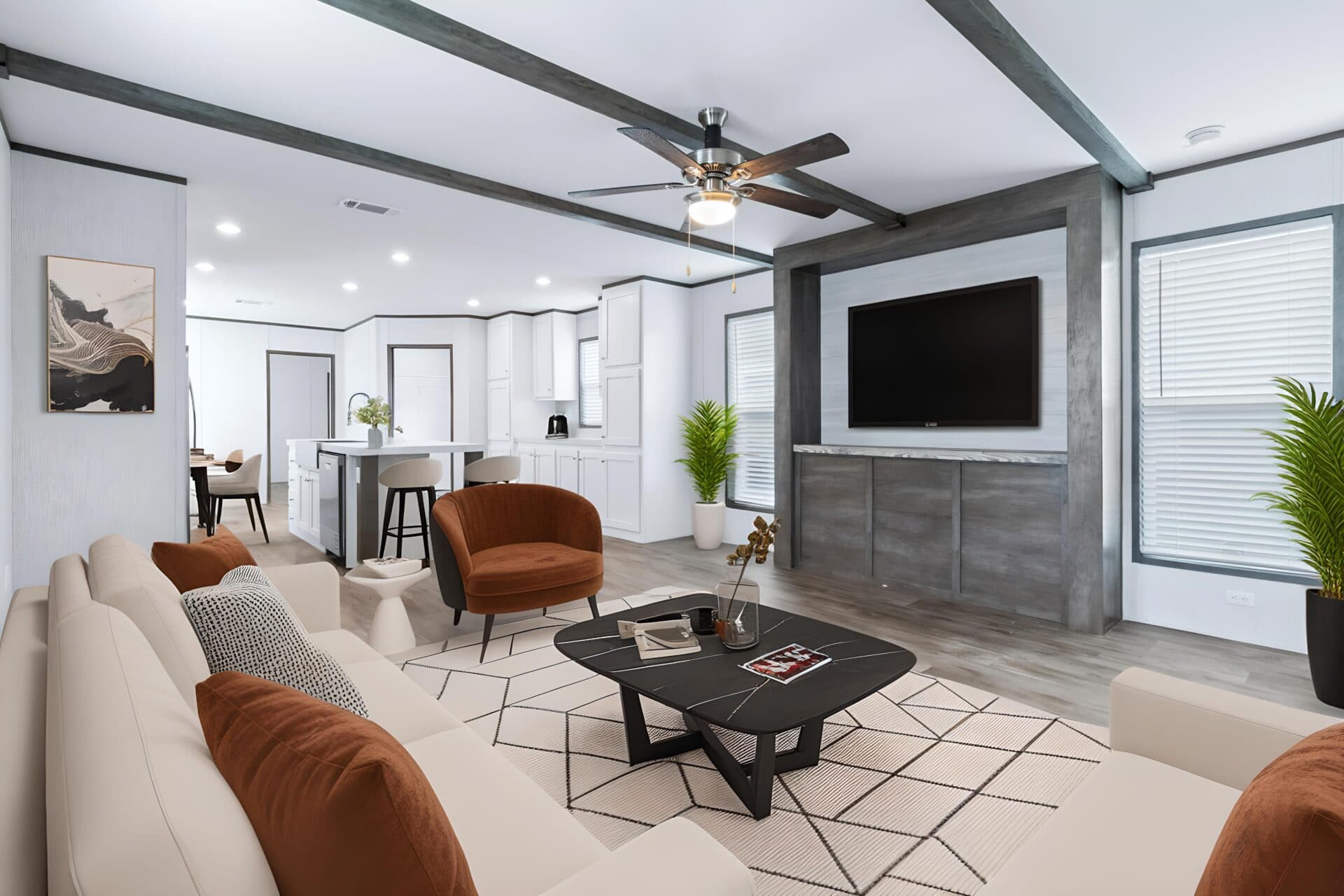 The jackson interior home features