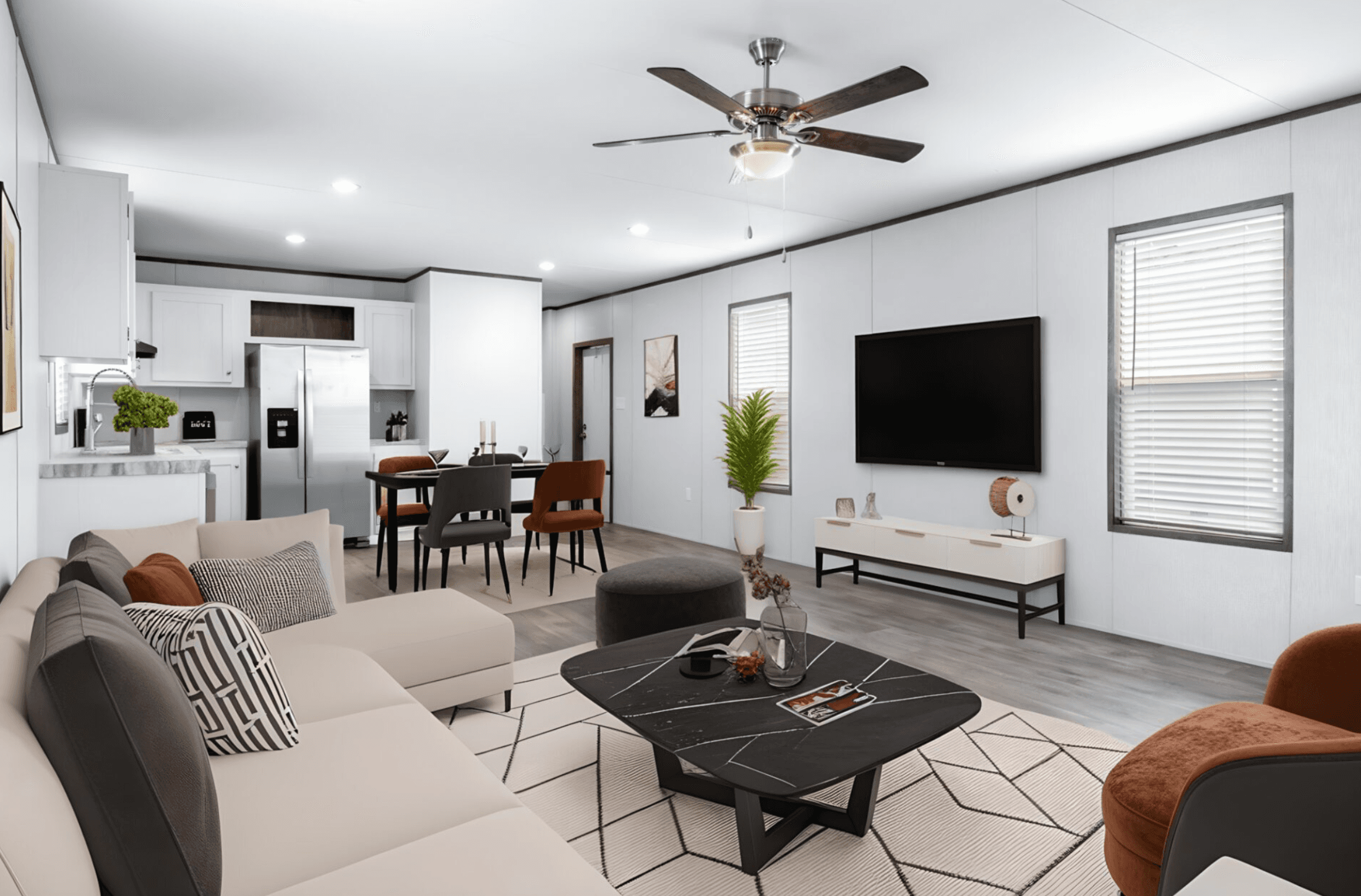 Tropic hero and interior home features
