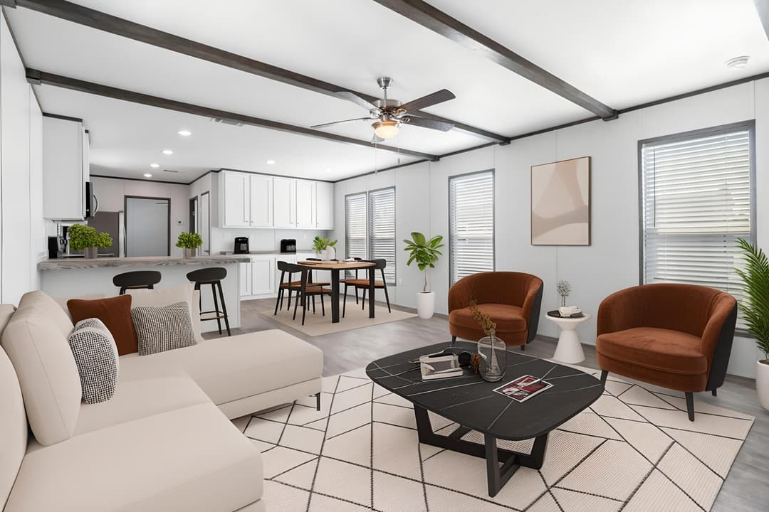 The patton interior home features