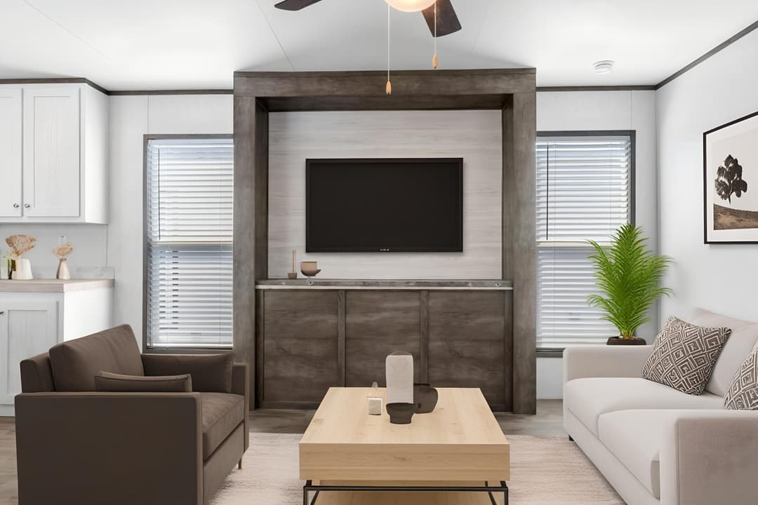 The lincoln interior home features