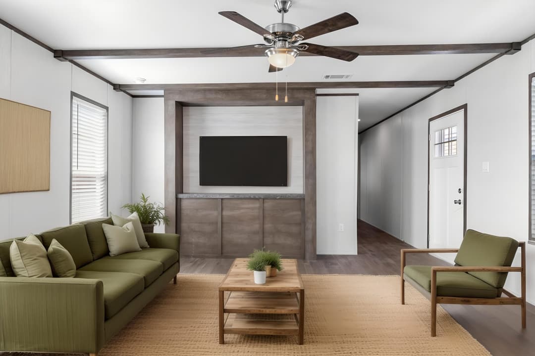 The patton interior home features
