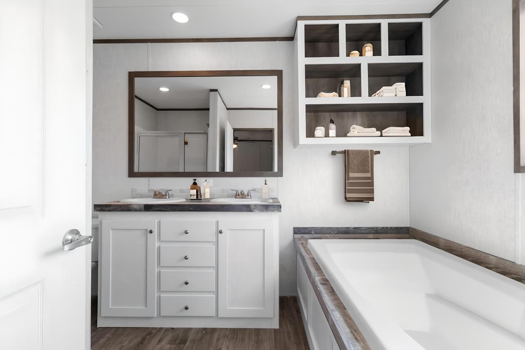 The patton bathroom home features