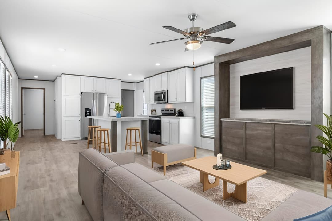The lincoln interior home features