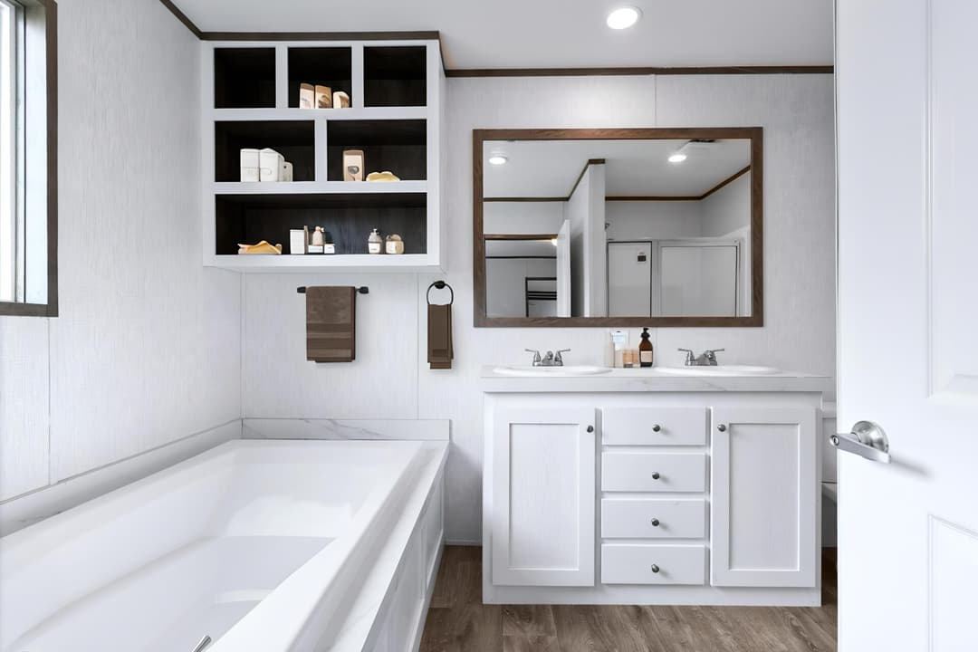 The jackson bathroom home features