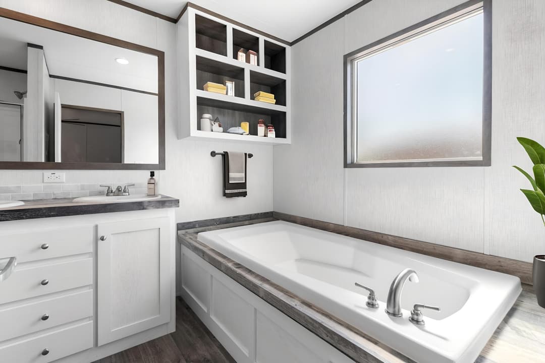 The patton bathroom home features
