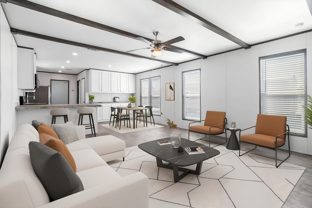 The patton interior home features