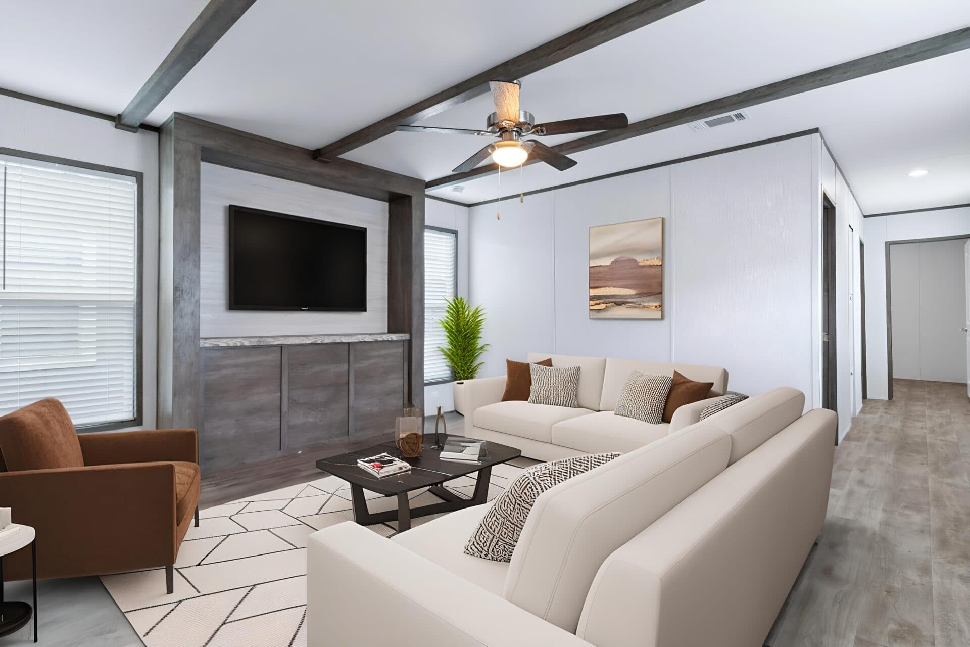 The jackson interior home features