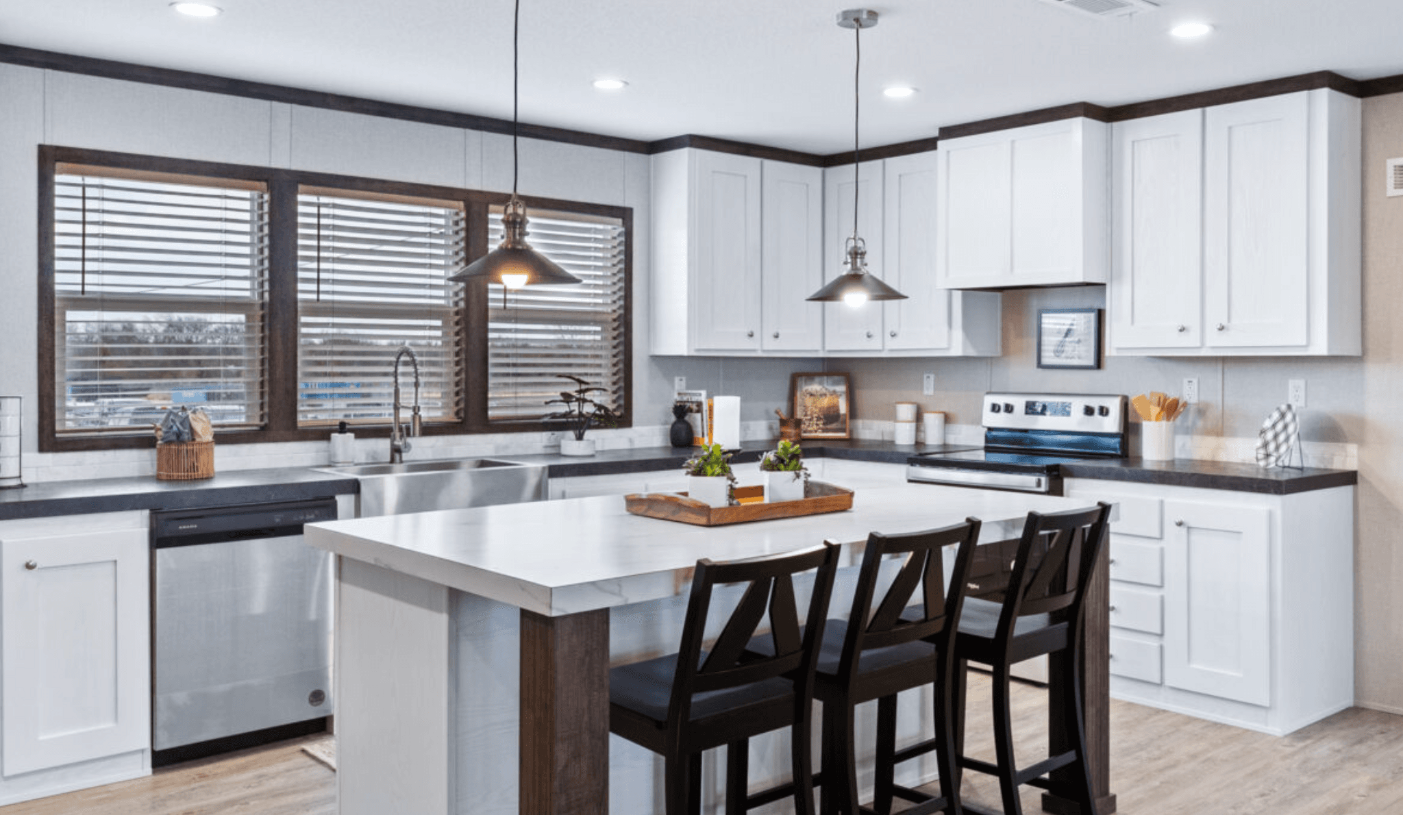 Titanium kitchen home features