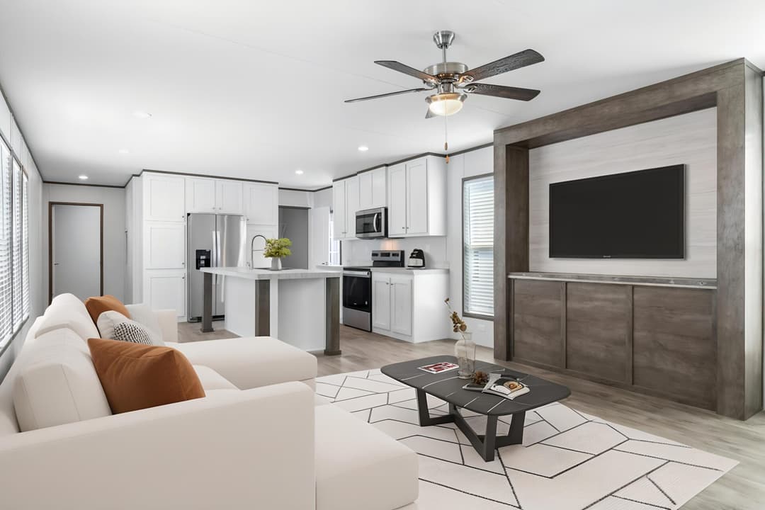 The lincoln interior home features