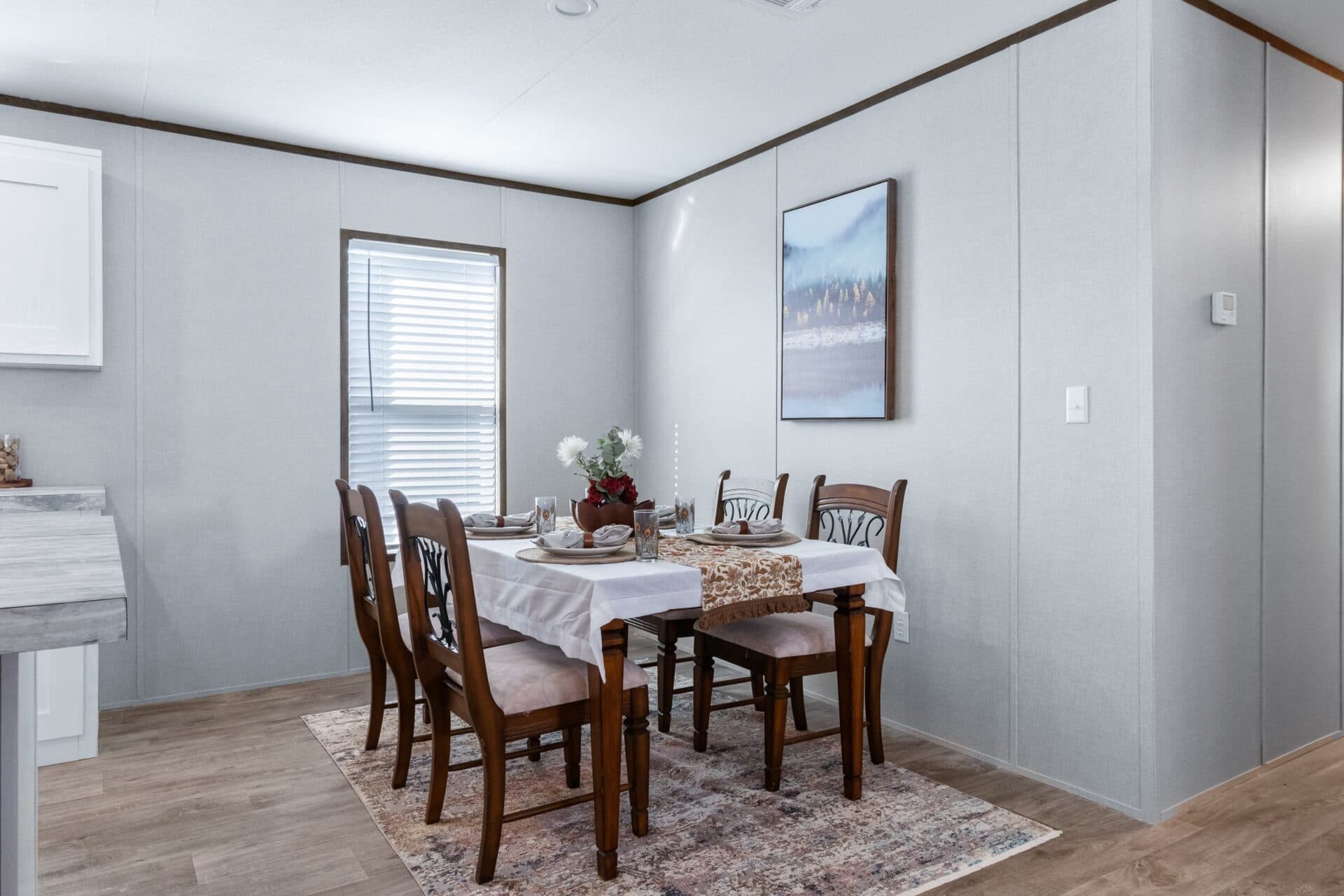 Rosewood interior home features