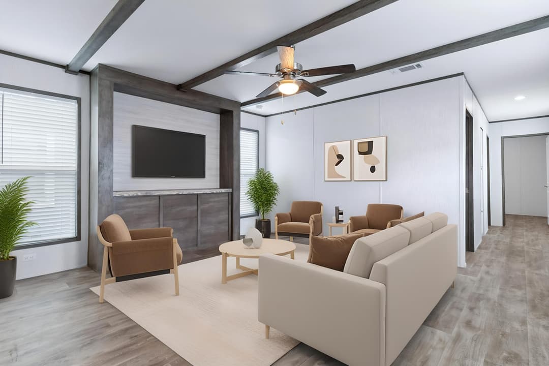 The jackson hero and interior home features