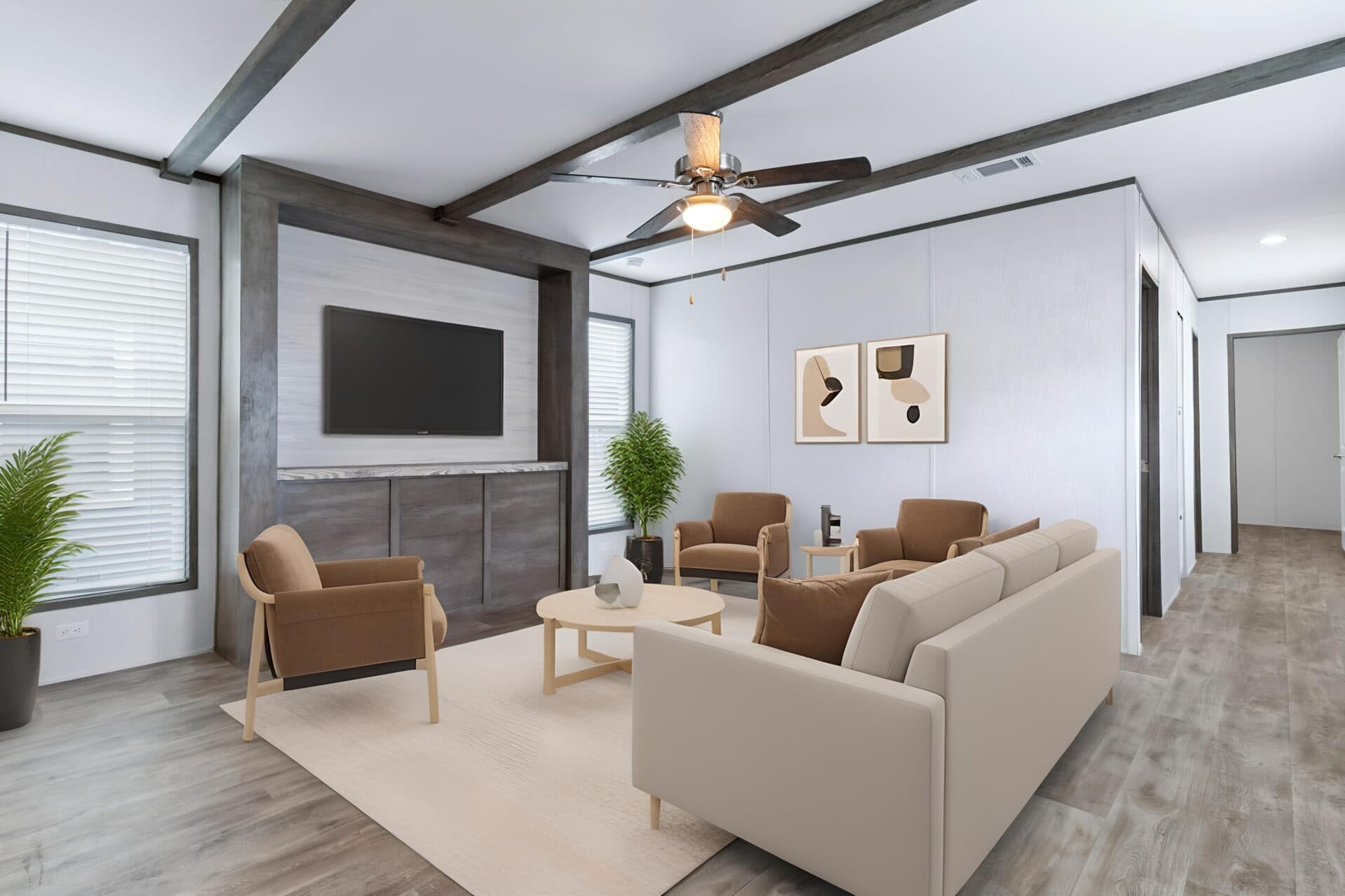 The jackson hero and interior home features