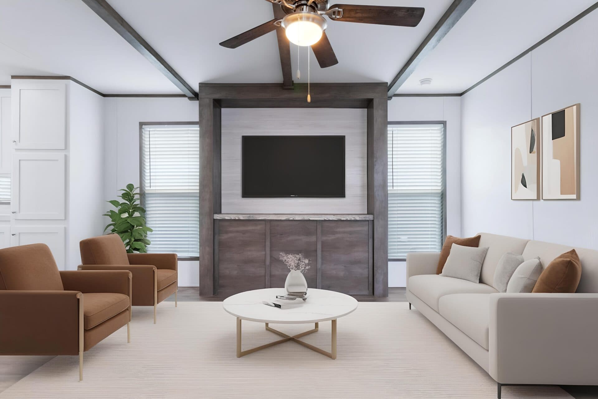 The jackson interior home features