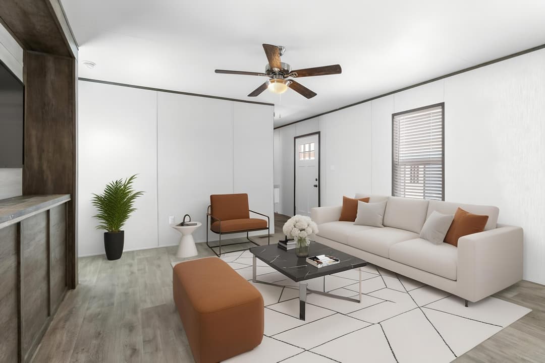 The lincoln interior home features