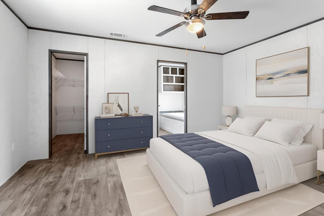 The patton bedroom home features
