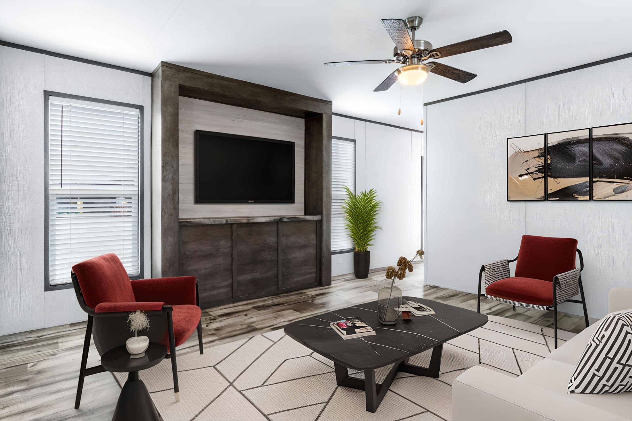 Cypress interior home features