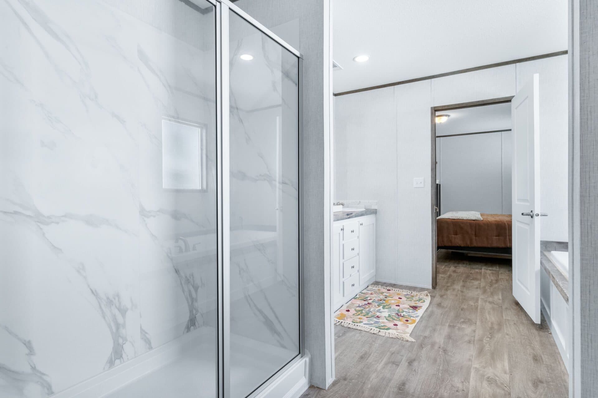 The eisenhower bathroom home features