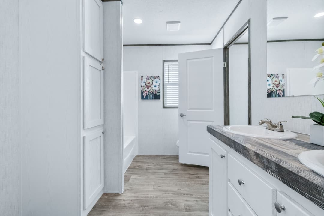 The eisenhower bathroom home features