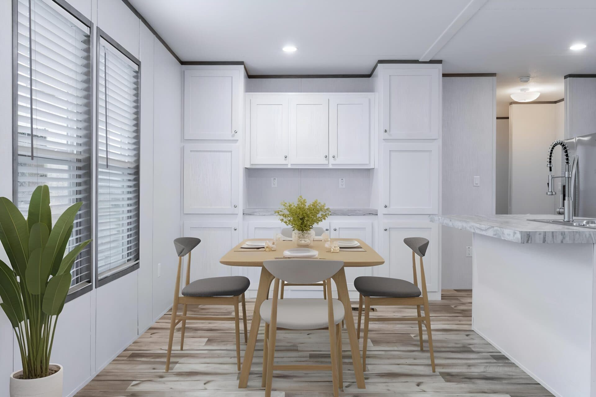 The cuatro kitchen home features