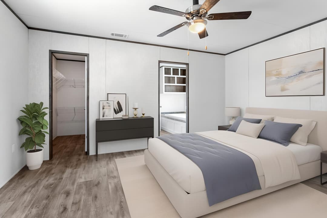 The patton bedroom home features
