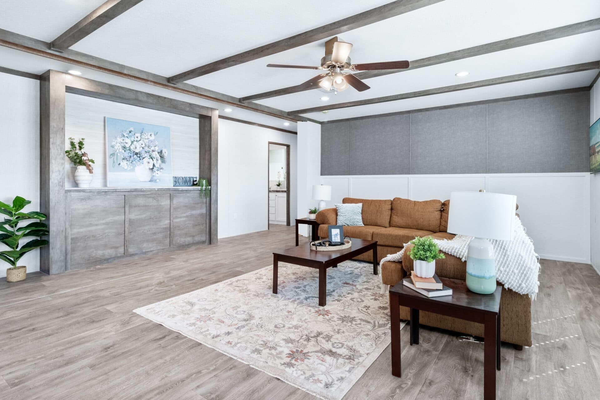 The eisenhower interior home features