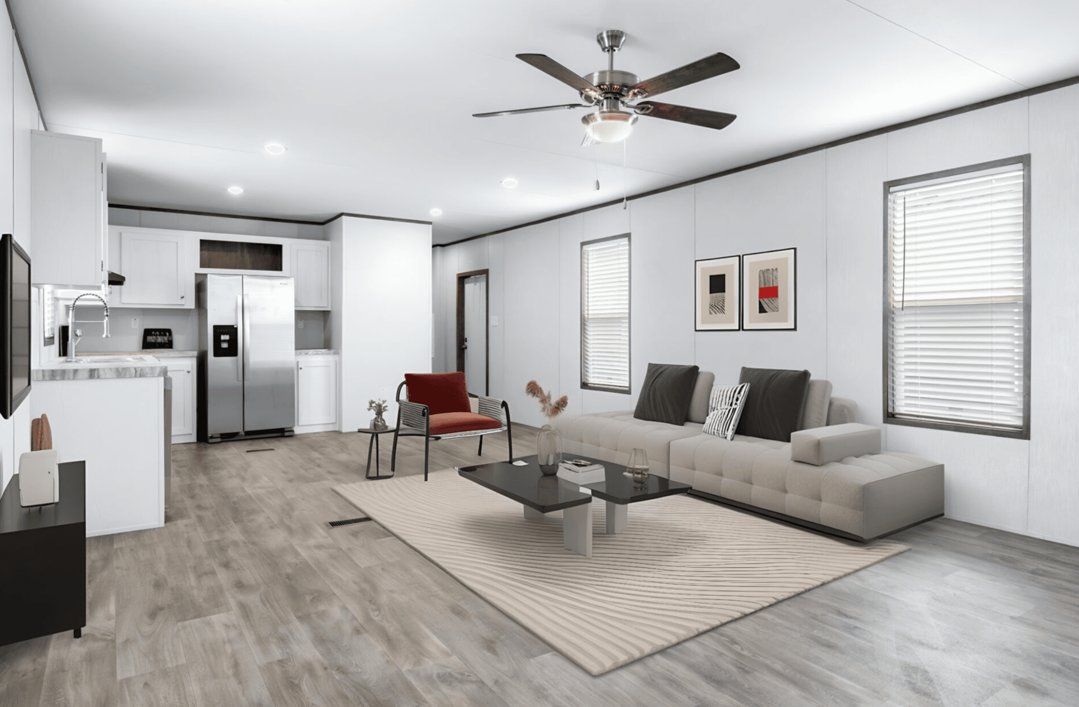 Tropic interior home features