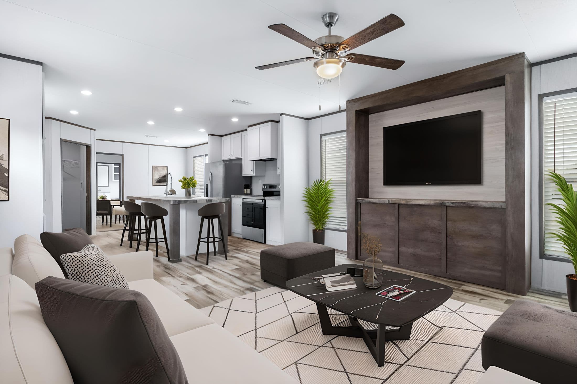 Cypress hero and interior home features