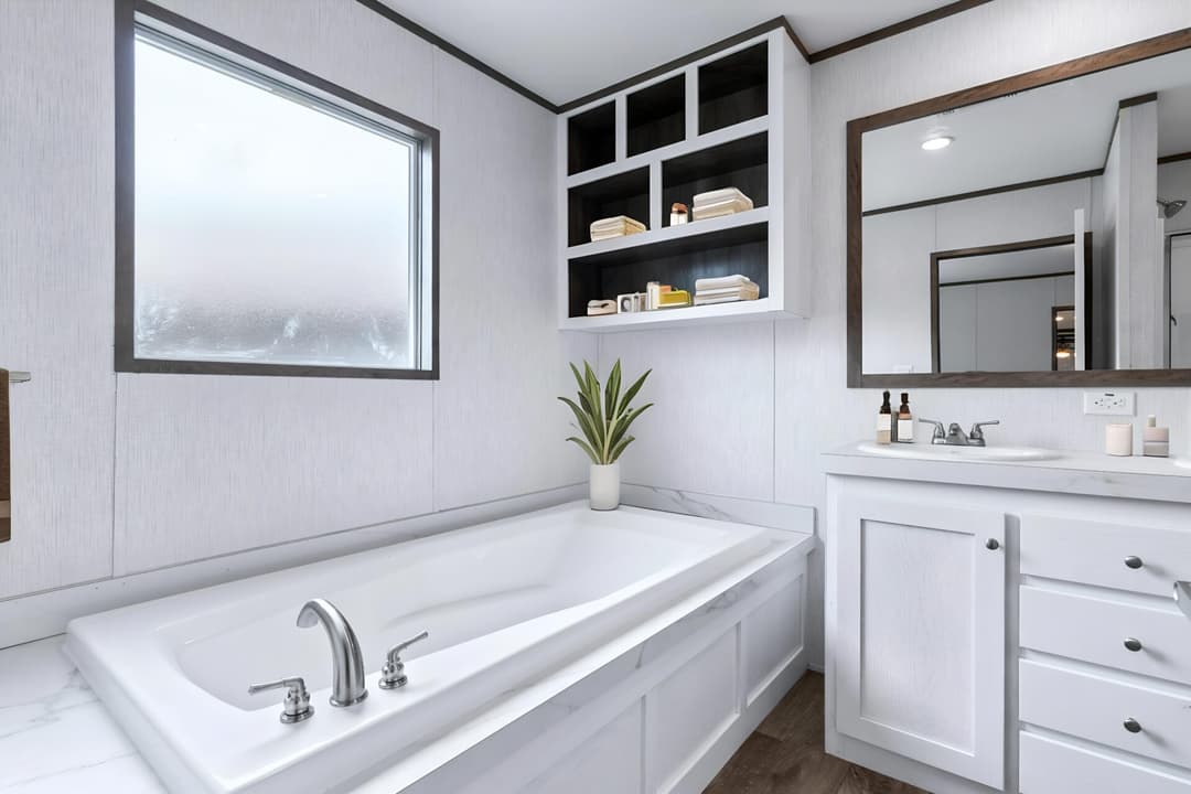 The jackson bathroom home features
