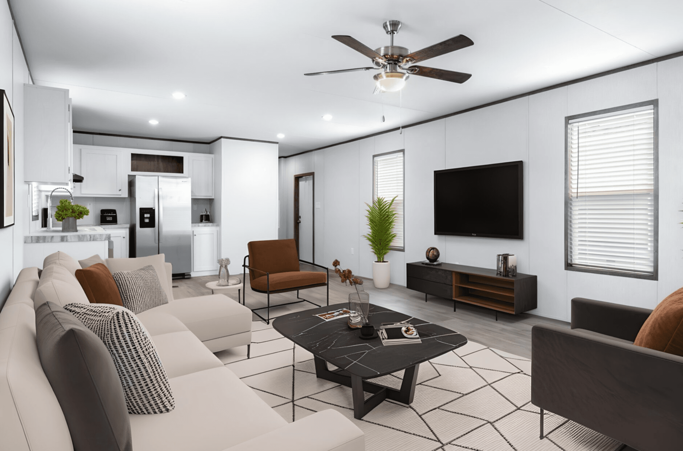 Tropic interior home features