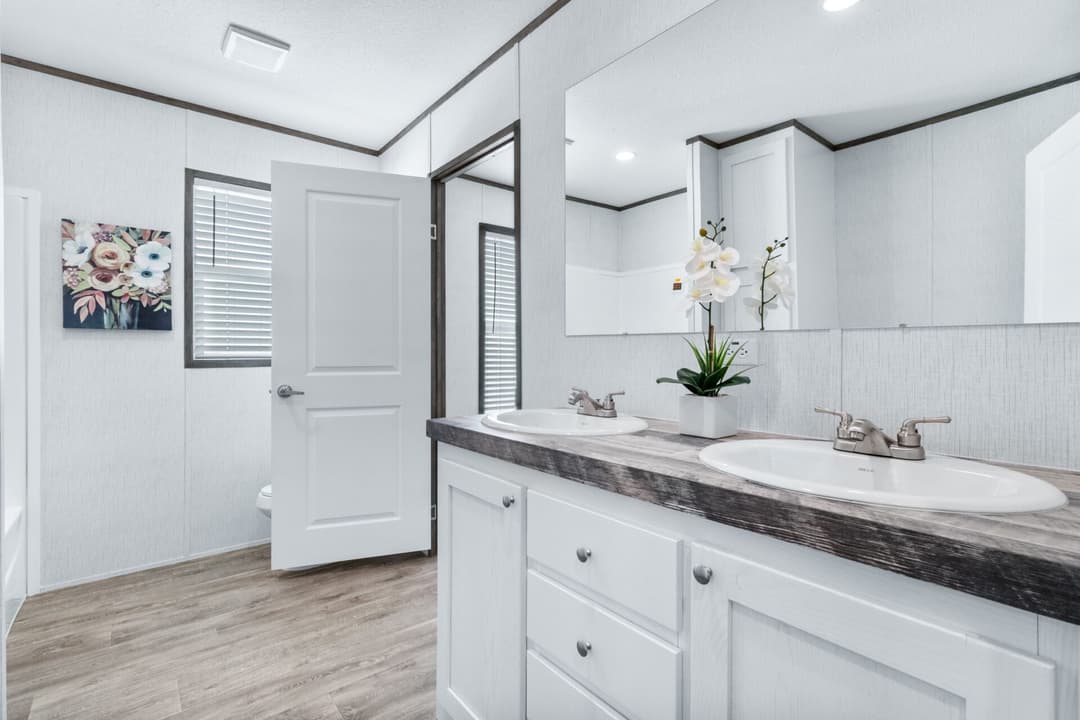 The eisenhower bathroom home features
