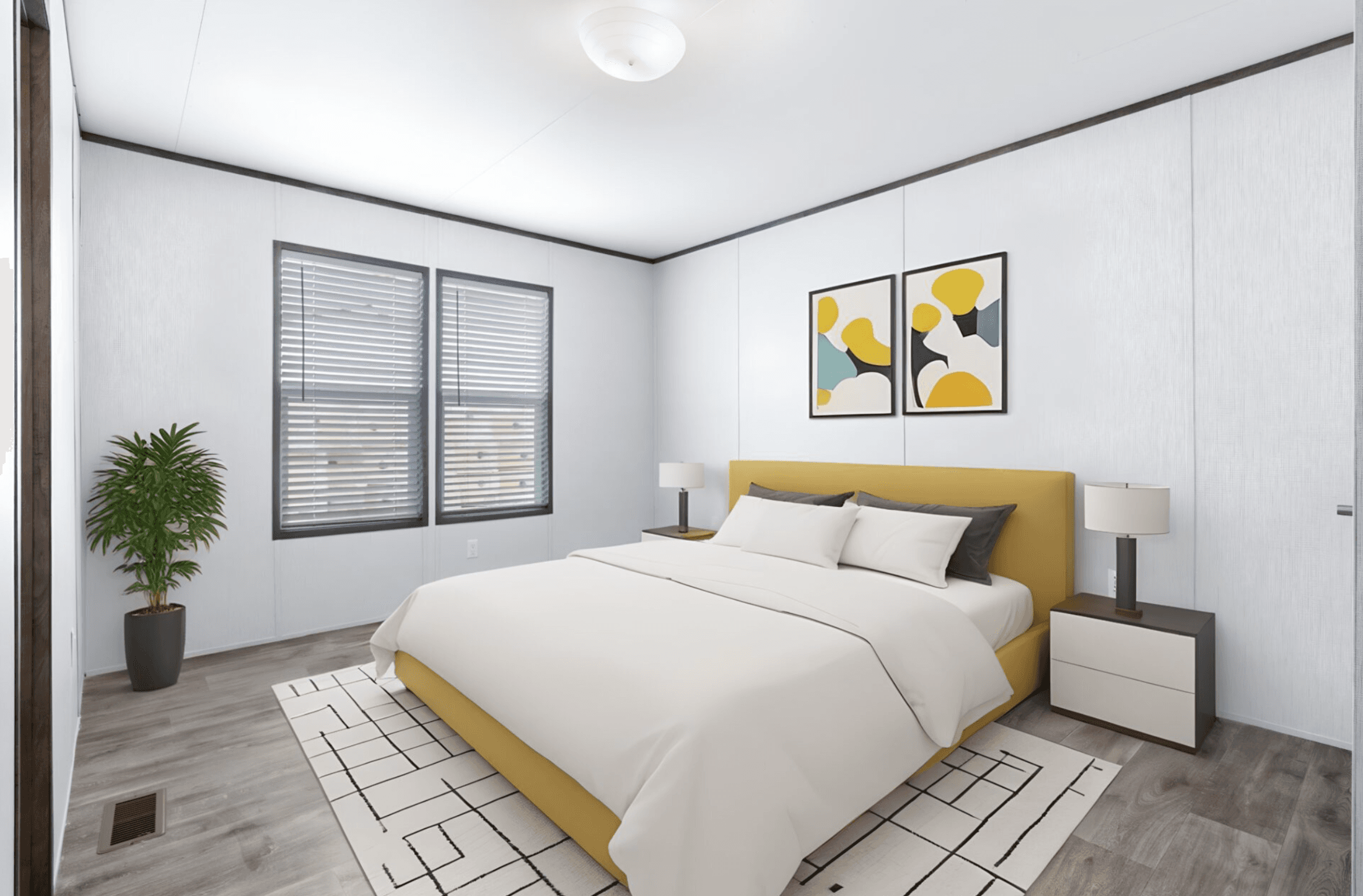 Tropic bedroom home features
